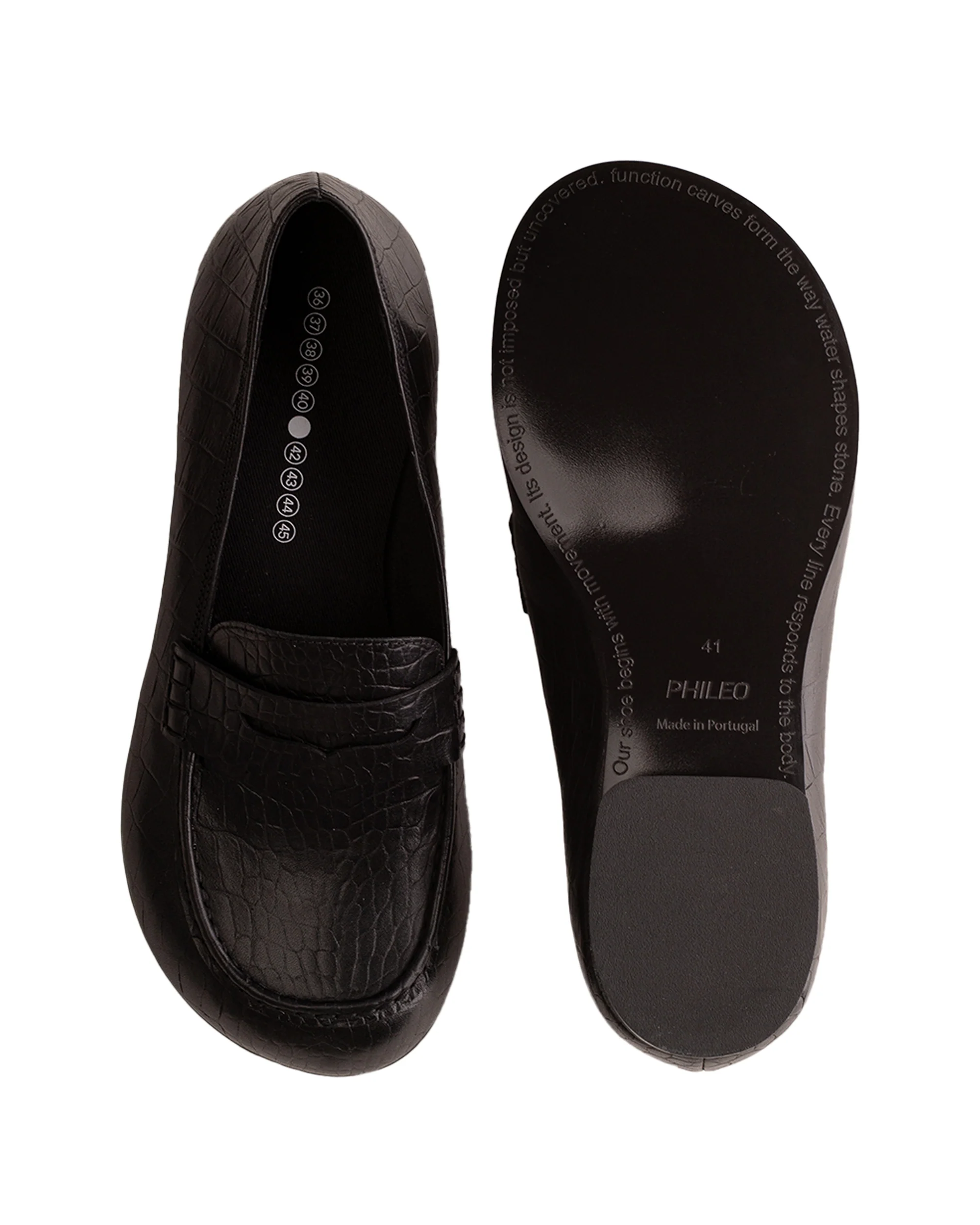 Phileo 079 Mocassin Crocodile - Image 4